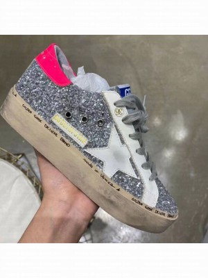 Golden Goose GGDB Calfskin Sequins Sneaker Silver Spring/Summer 2021 Collection 10