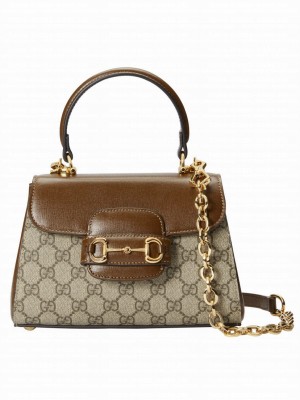 Gucci Horsebit 1955 Mini Bag 703848 Coffee