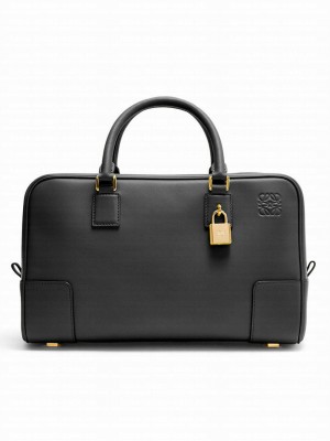Loewe Amazona 28 Bag In Nappa Calfskin Black