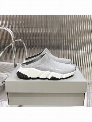 Balenciaga Unisex Speed Recycled Knit Mule Slip-On Sneakers 04
