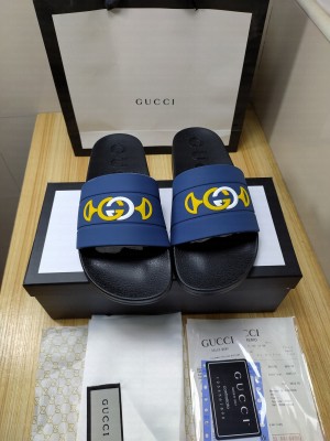 Gucci Unisex Rubber Flat Slide Sandals 019 2021 Collection