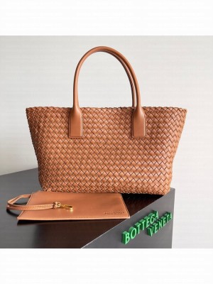 Bottega Veneta Small Cabat 730297 Golden Brown