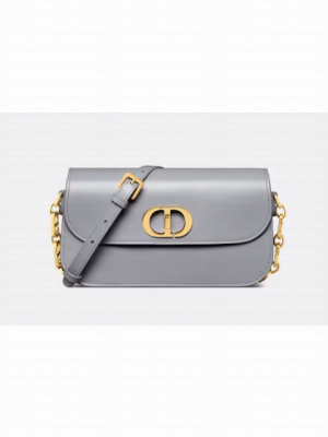 Dior 30 MONTAIGNE AVENUE BAG Dusty Box Calfskin M9260 Ethereal Gray