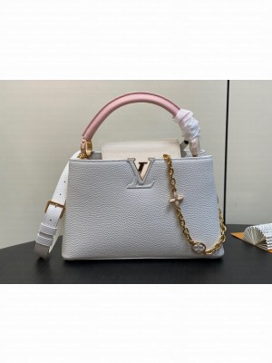 Louis Vuitton Capucines MM M22674 white