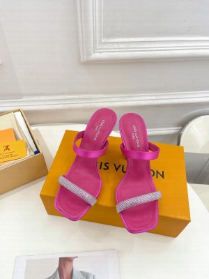 Louis Vuitton Sparkle 9.5cm Heel Slide Sandals 2023 02