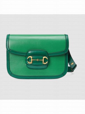 Gucci Horsebit 1955 small shoulder bag 602204 green