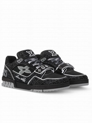 Louis Vuitton Unisex LV Trainer Sneaker 1ADE2W Black