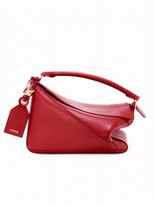 Loewe Small Featherlight Puzzle Bag Mauve