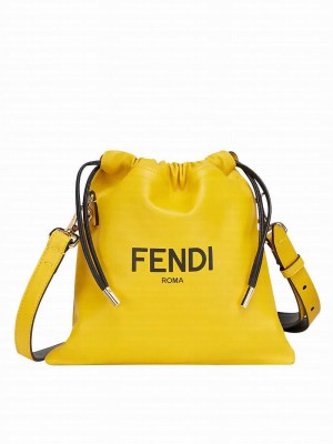 Fendi Pack Small Pouch 7VA510 Yellow
