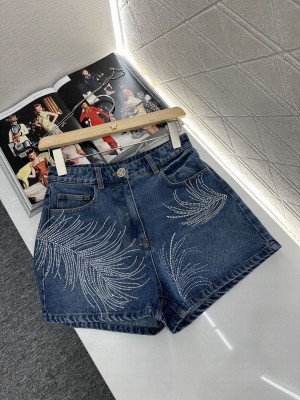 Chanel Denim Skirt With Rhinestones 02