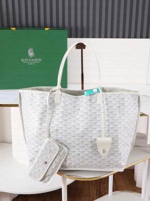 Goyard Anjou GM Bag White