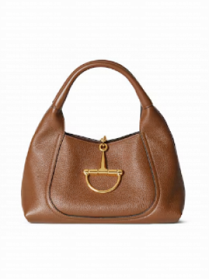 GUCCI SOFTBIT MEDIUM TOP HANDLE BAG 837467 Brown