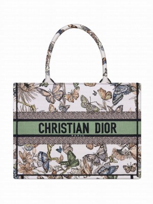 Christian Dior Medium Dior Book Tote Cream