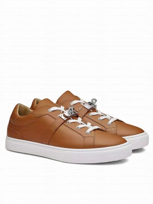 Hermes Unisex Day Sneaker Coffee