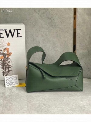 Loewe Original Leather Bag LE10188 blackish green