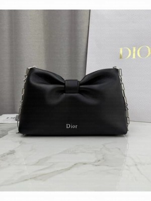 Christian Dior Mini Dior Bow Handbag Black