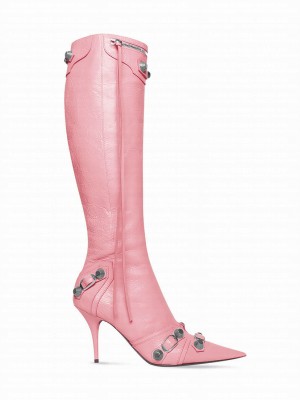 Balenciaga Women's Cagole 90mm Boot Pink