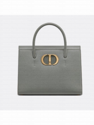 DIOR LARGE ST HONORE TOTE Grained Calfskin M9306UBAE gray