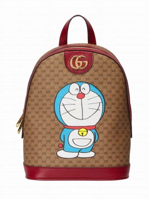 Gucci X Doraemon Small Backpack 647816 Red