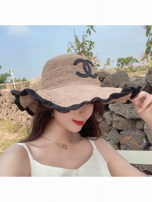 Chanel Raffia Brim hat 2022 CH109
