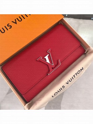 Louis Vuitton Capucines Wallet M61471 Red
