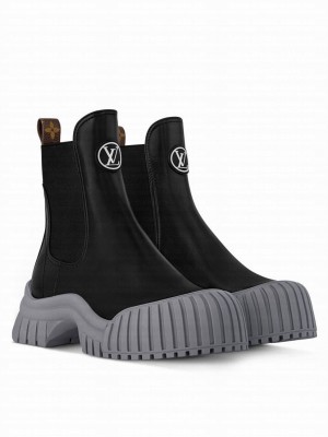 Louis Vuitton Women's Ruby Flat Ankle Boot 1ADCXM Gray
