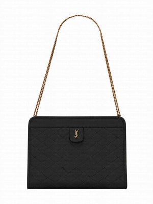 Saint Laurent Victoire Baby Clutch In Leather 657361 Black