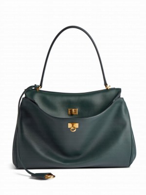 Balenciaga Rodeo Medium Handbag Green