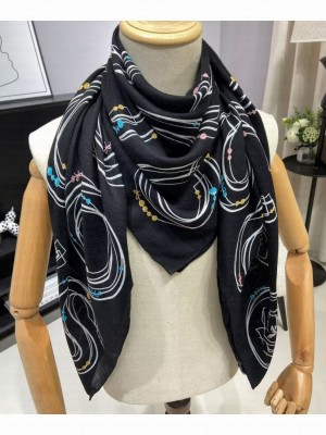Chanel Women's COCO Print Square Scarf
