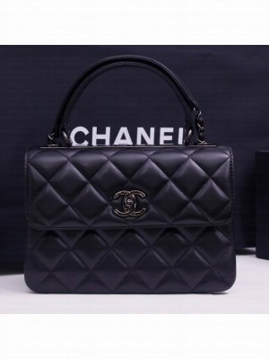 CHANEL small Flap Bag With Top Handle 92236-1