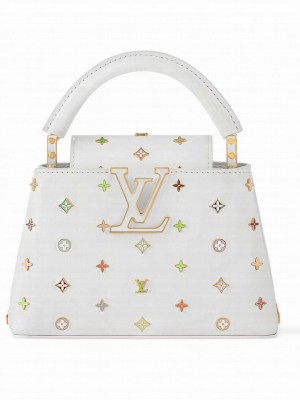 Louis Vuitton LV x TM Capucines Mini M14165 White