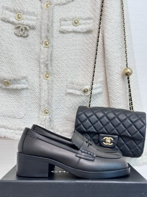 Chanel Lambskin 5.5cm Loafers 2023 021