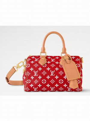 Louis Vuitton NEW Speedy P9 Bandouliere 25 M11561 red