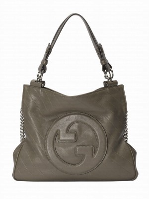 Gucci Blondie Small Tote Bag 751518 Gray