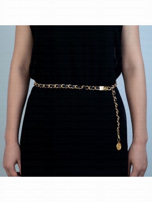 CHANEL Waist Chain Belt AB255