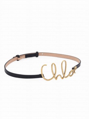 Chloe The Chloe Iconic Small Belt Black