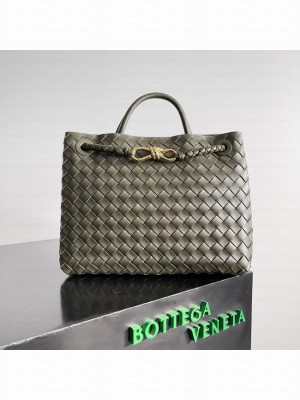 Bottega Veneta Medium Andiamo 766016 dark green