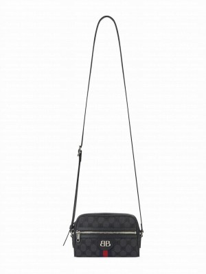 Balenciaga Hacker Camera Bag Black