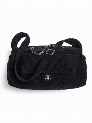 Chanel Maxi Bowling Bag AS5055 Black
