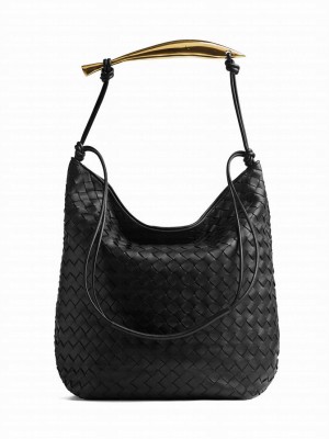 Bottega Veneta Sardine Hobo Black
