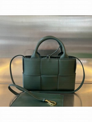 Bottega Veneta Candy Arco Tote Bag 729029 Dark Green