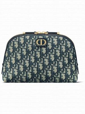 Christian Dior 30 Montaigne Aphrodite Clutch S2124 Dark Blue