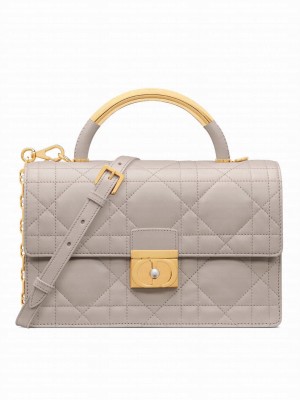 Christian Dior Medium Dior Ange Bag Gray