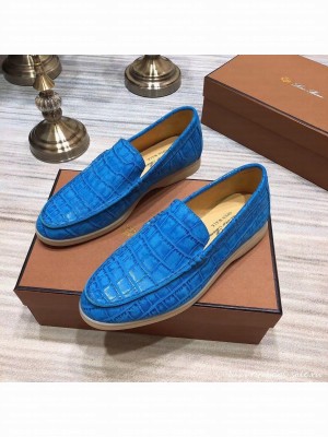 Loro Piana Summer Walk Suede Calf Skin