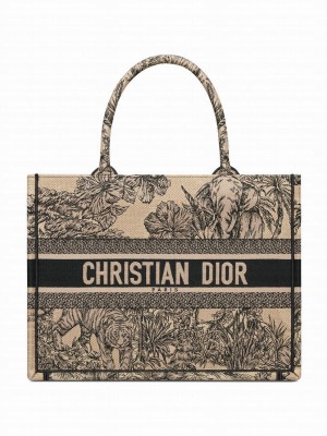 Christian Dior Medium Dior Book Tote Apricot