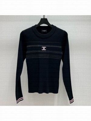 Chanel Wool Sweater CH121704 Black 2024