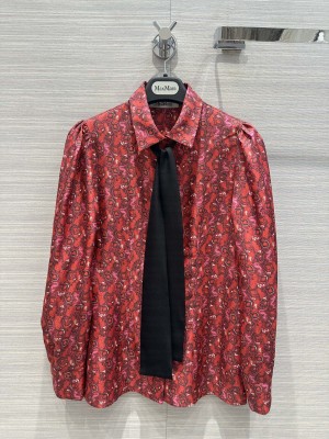 MaxMara Printed silk shirt