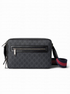 Gucci Medium GG Crossbody Bag 822072 Black