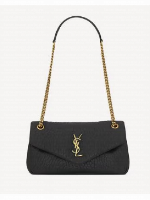 Saint LaurentCALYPSO SMALL IN GRAINED LAMBSKIN 734153 black