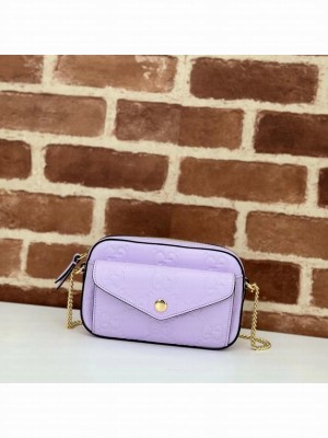Gucci GG SUPER MINI SHOULDER BAG 781554 Purple